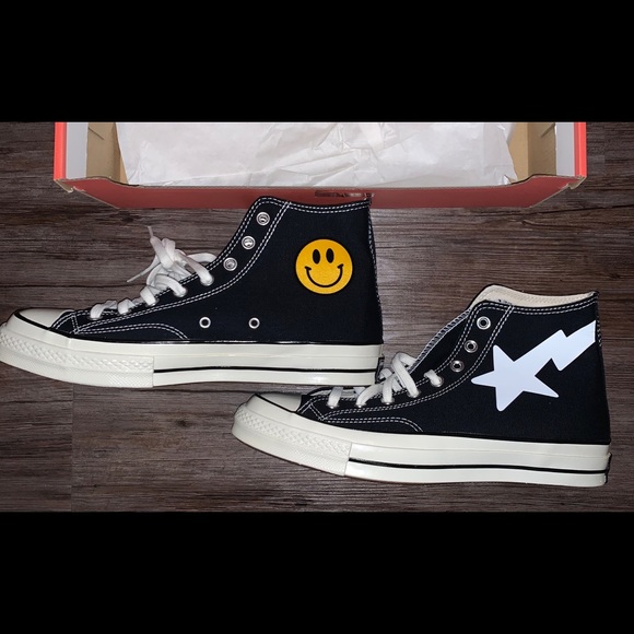 NEW Chinatown Market Converse Hi custom Bapesta - Picture 2 of 6